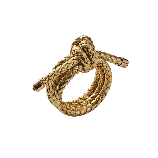 Kim Seybert Rope Knot Napkin Ring in Gold
