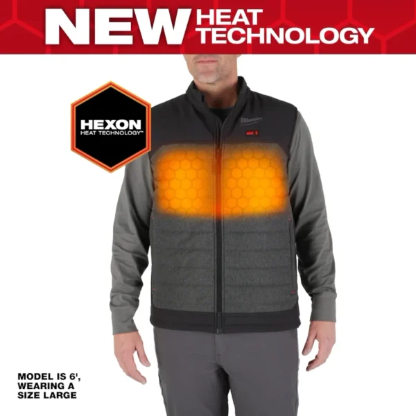 Milwaukee M12 Axis Men's Heated Vest - Gray