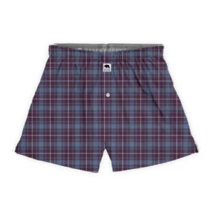 Onward Reserve Dutton Plaid Performance Boxer - Plum