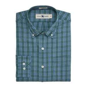 Onward Reserve Flush Classic Fit Brushed Performance Twill - Smoke Pine