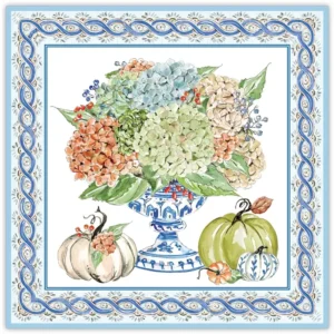 Rosanne Beck Hydrangeas Pumpkin Placemats