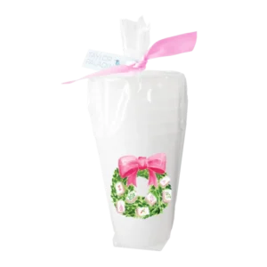 Taylor Paladino Mahjong Wreath Frosted Cup