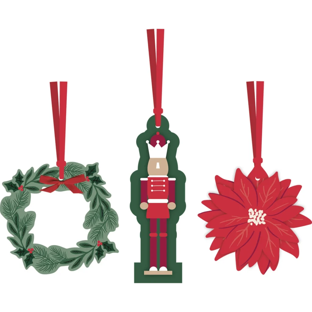 Holly Day Cheer Gift Tags 6Ct