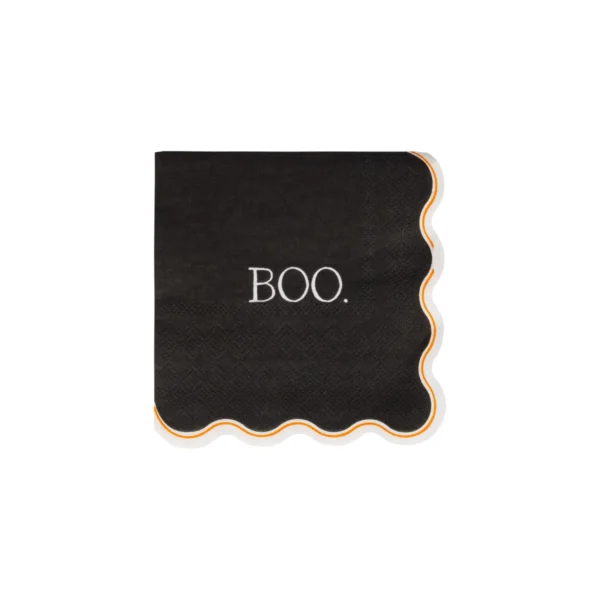 Vintage Boo Paper Cocktail Napkins