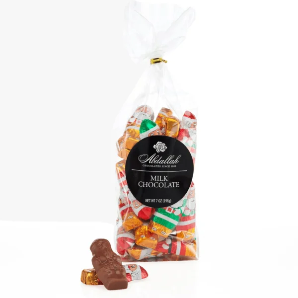 Miniature Foiled Santas – Milk Chocolate