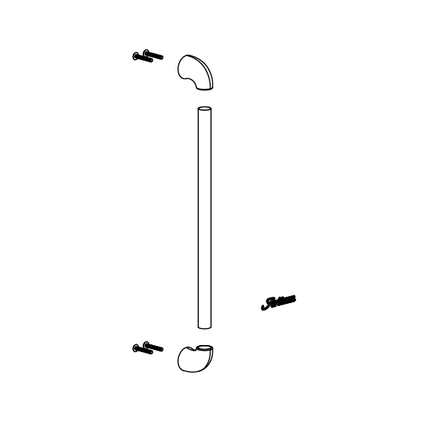 Artisan 24" Outdoor Refrigerator Handle & Logo Kit