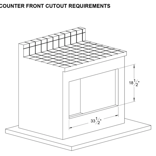 Artisan 36-Inch Soft-Close Right Hinge Door & Double Drawer Combo