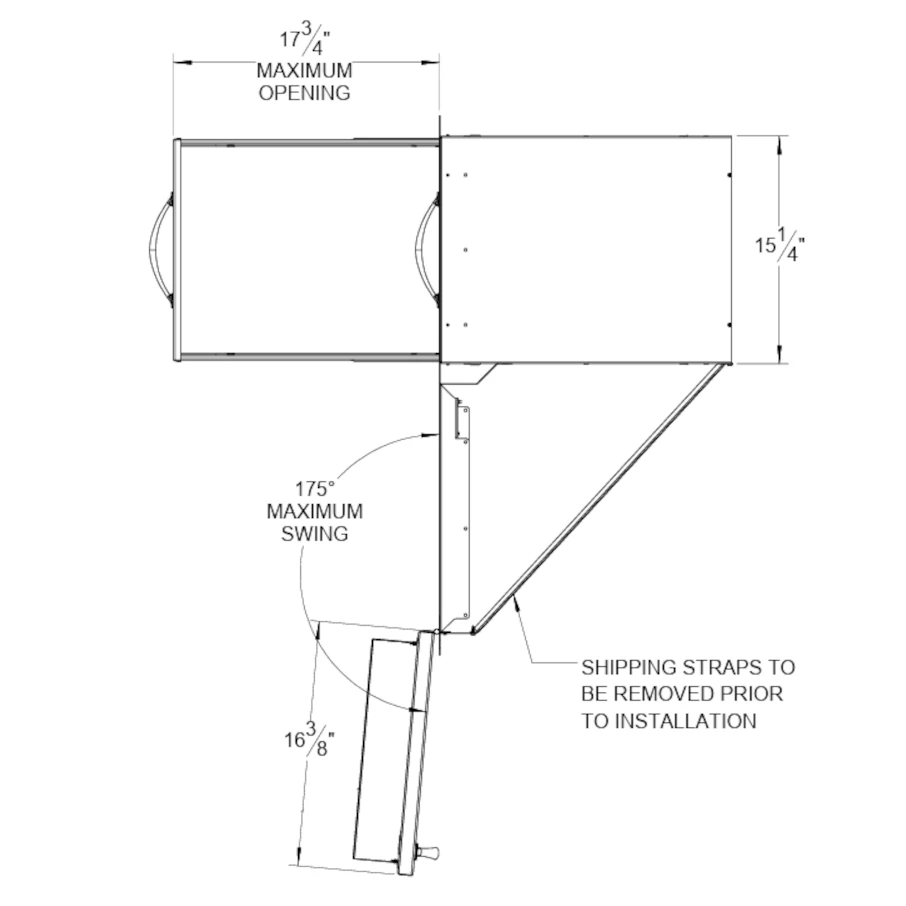 Artisan 36-Inch Soft-Close Right Hinge Door & Double Drawer Combo