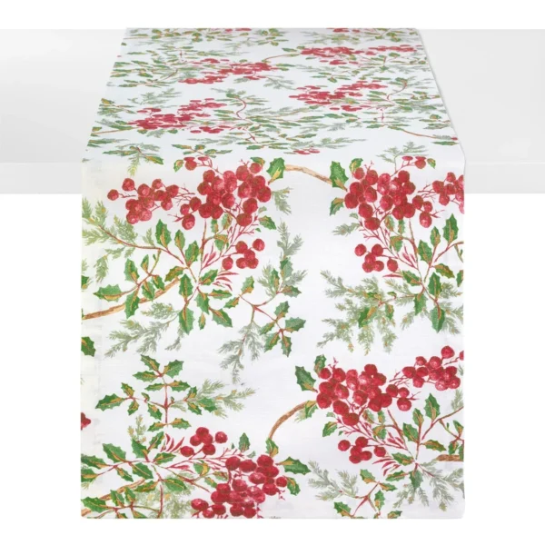 Bodrum Holly Berry 15" x 90" Runner