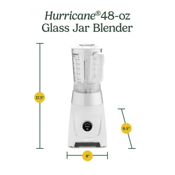 Cuisinart Hurricane 48 oz Glass Jar Blender