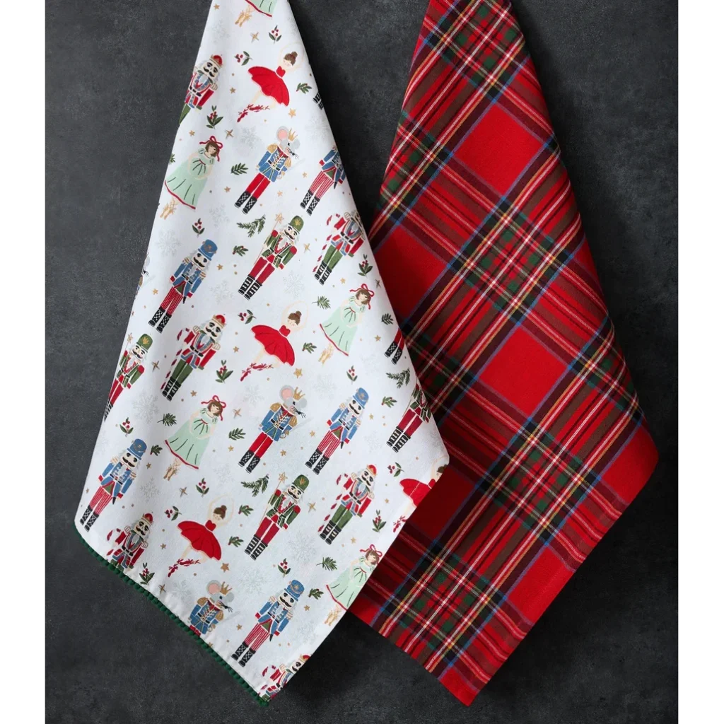 Christmas Dance Dishtowel Set of 2