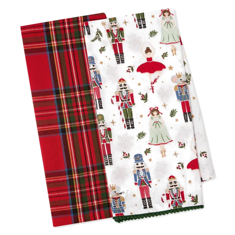 Christmas Dance Dishtowel Set of 2