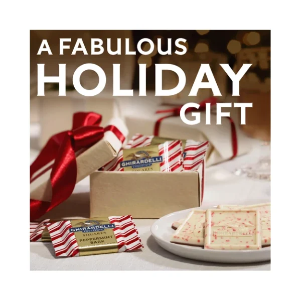 Ghirardelli Peppermint Bark Squares 7.9 oz.