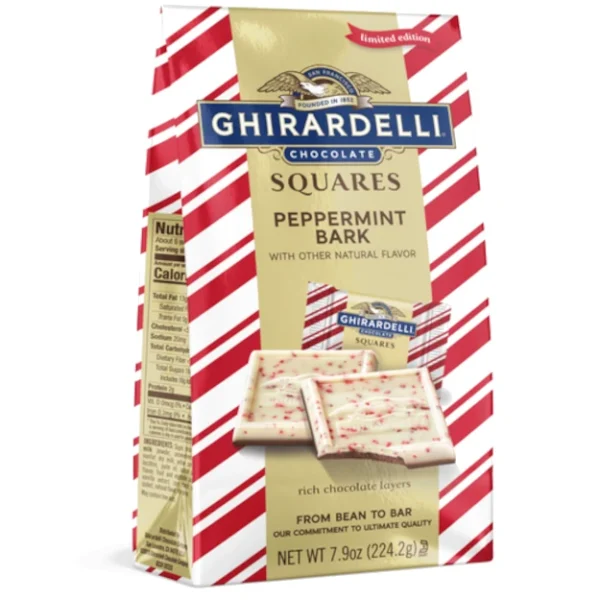 Ghirardelli Peppermint Bark Squares 7.9 oz.