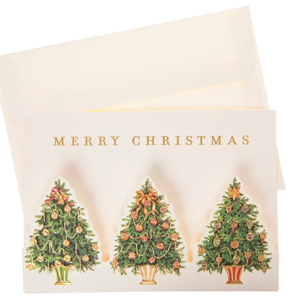 Graphique Christmas Tree Trio Large Signature Holiday Boxed Card