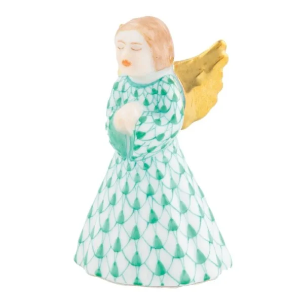 Herend Petite Praying Angel - Green