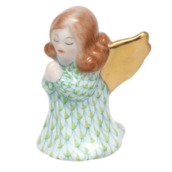 Herend Small Praying Angel - KeyLime