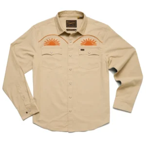 Howler Bros Crosscut Deluxe Snapshirt - El Sol: Gold