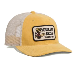 Howler Bros El Monito Surfs Badge Standard Hat - Yellow Corduroy