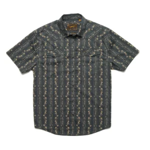 Howler Bros H Bar B Snapshirt - Hibiscus Ribbons: Antique Black