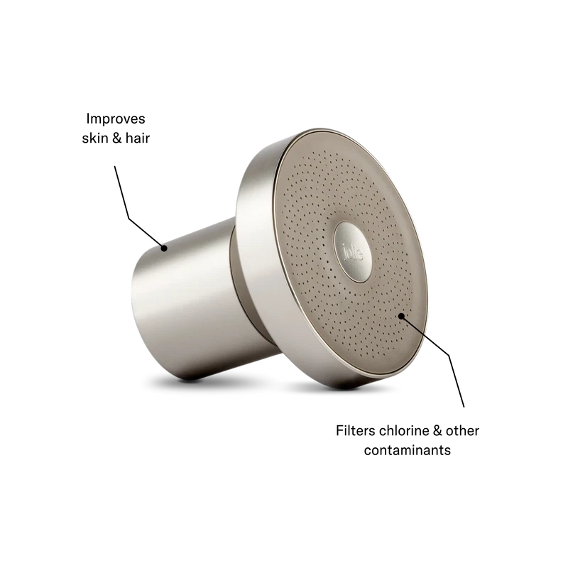 Jolie Filtered Showerhead - Brushed Steel
