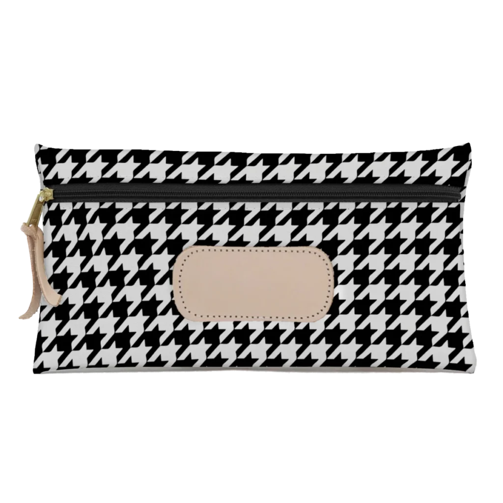 Jon Hart Large Pouch - Houndstooth