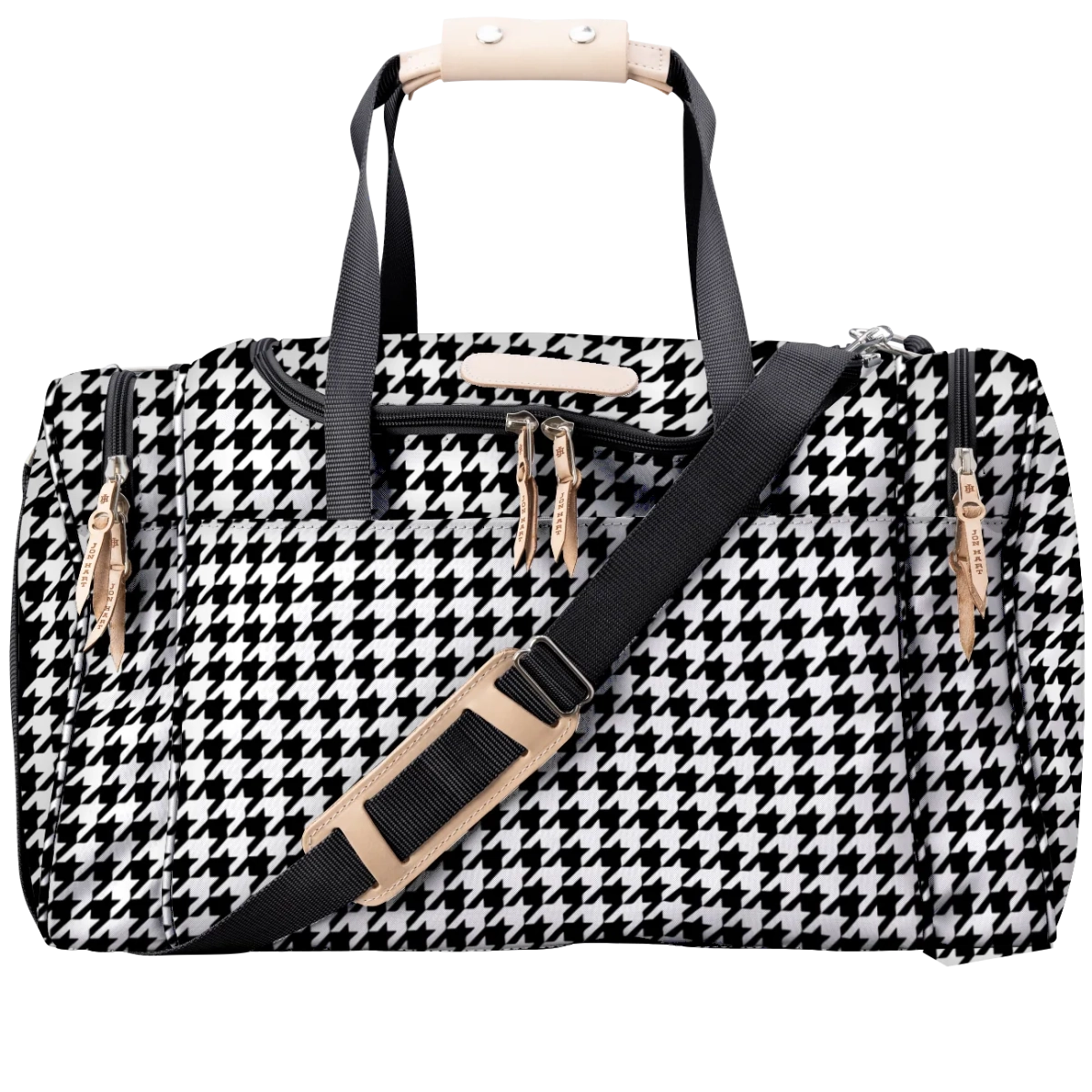 Jon Hart Medium Square Duffel - Houndstooth