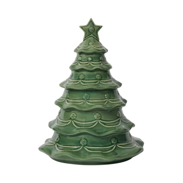 Juliska Berry & Thread Christmas Tree Cookie Jar - Basil