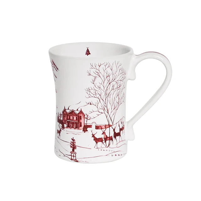 Juliska Country Estate Winter Frolic Mug - Ruby