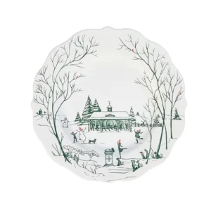 Juliska Country Estate Winter Frolic Dessert/Salad Plate Plate - Evergreen