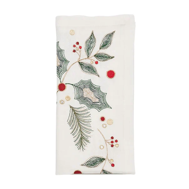Kim Seybert Holly & Sprig Napkin