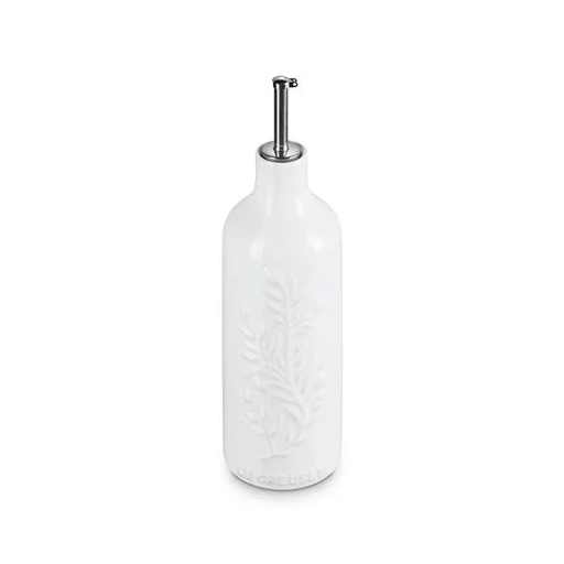 Le Creuset Olive Branch Collection Oil Cruet - White
