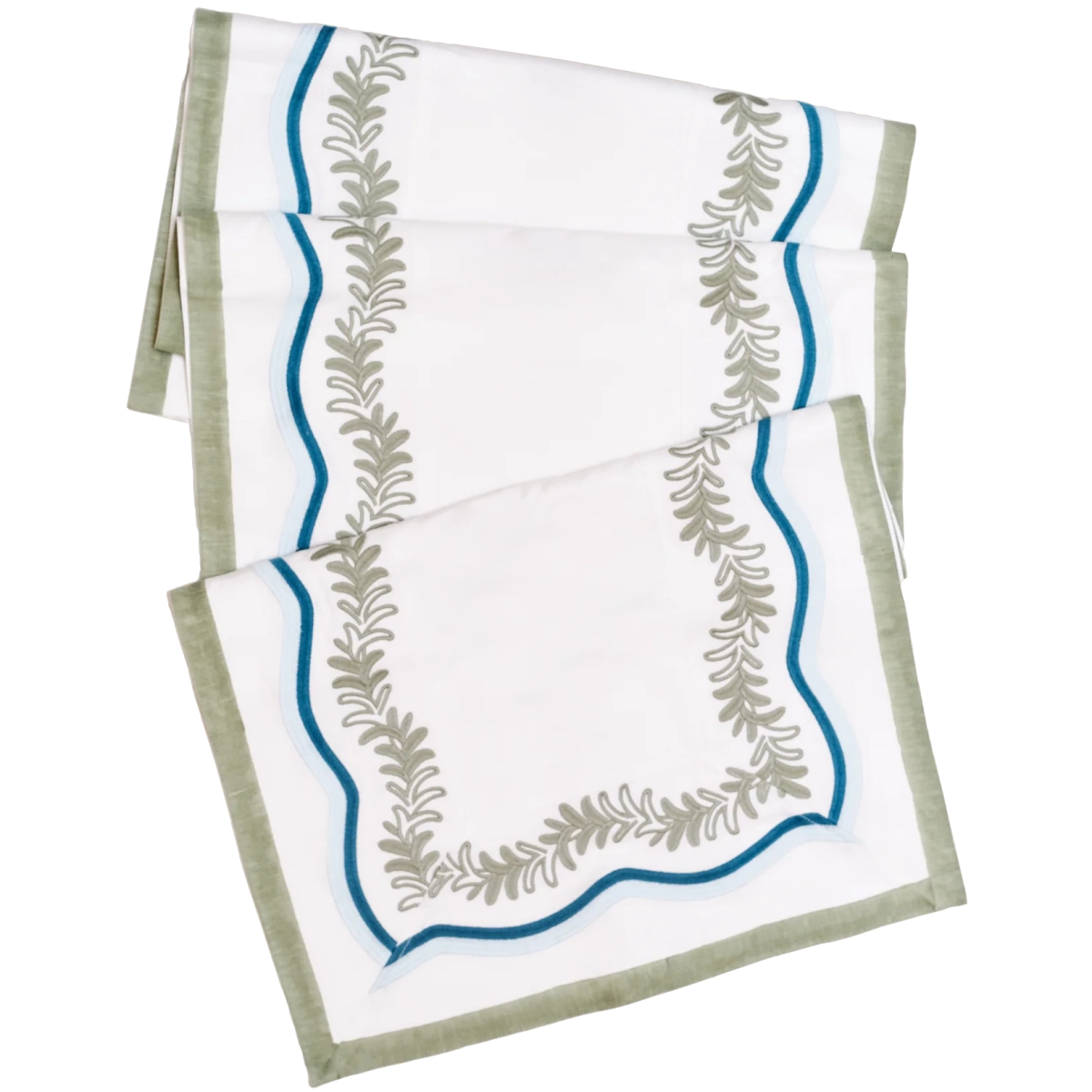 Maison Venu Palmerie Table Runner - Azul