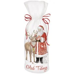 Mary Lake-Thompson Nordic Santa Wine Bag