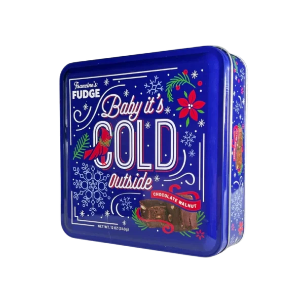 McJak Candy Francine's Chocolate Walnut Fudge Tins