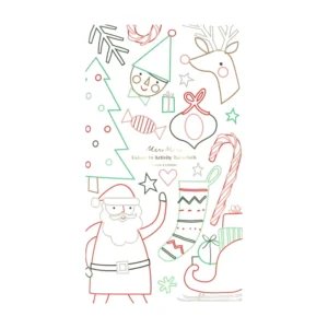 Meri Meri Christmas Color In Activity Tablecloth