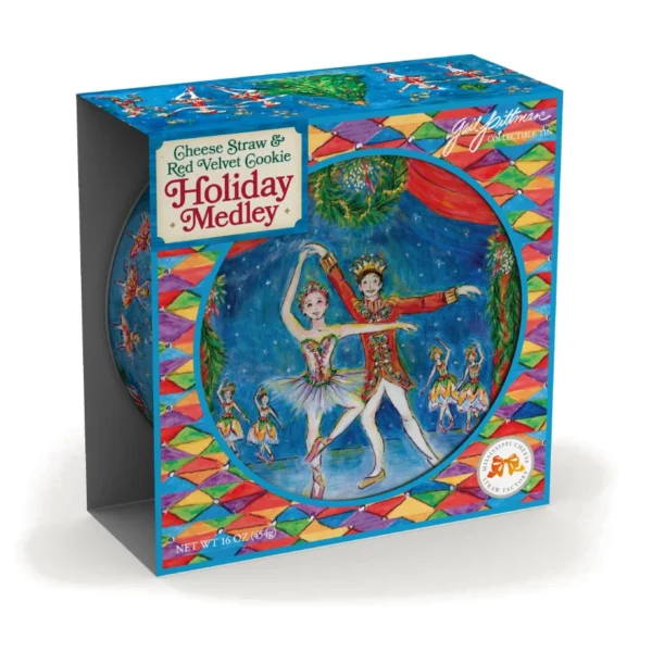 Mississippi Cheese Straw Factory 2025 Gail Pittman Holiday Gift Tin