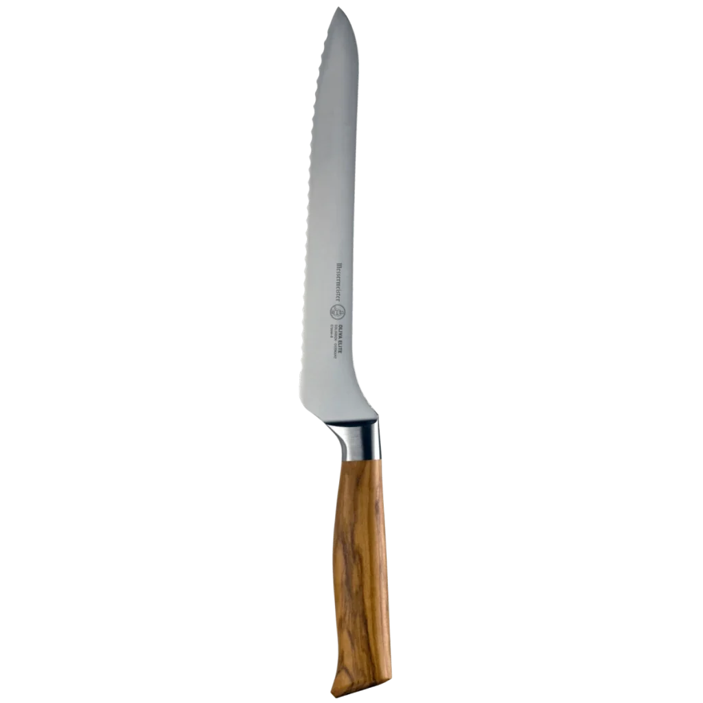Oliva Elite Offset Scalloped 8in Bread Knife