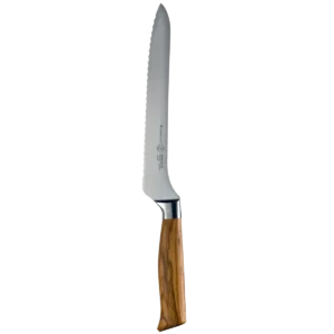 Oliva Elite Offset Scalloped 8in Bread Knife
