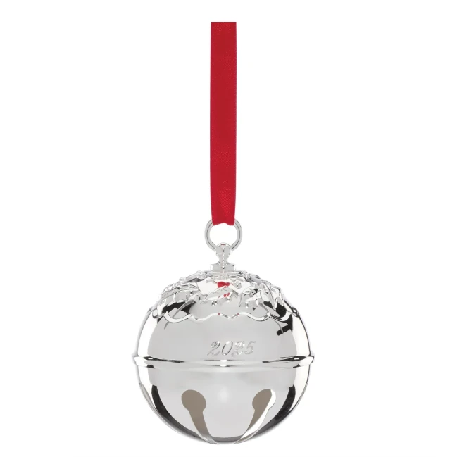 Reed and Barton 2025 Holly Bell Silverplate Ornament