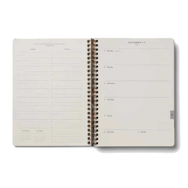 Rifle Paper Co. 2025-2026 17-Month Academic Softcover Spiral Planner - Gracie
