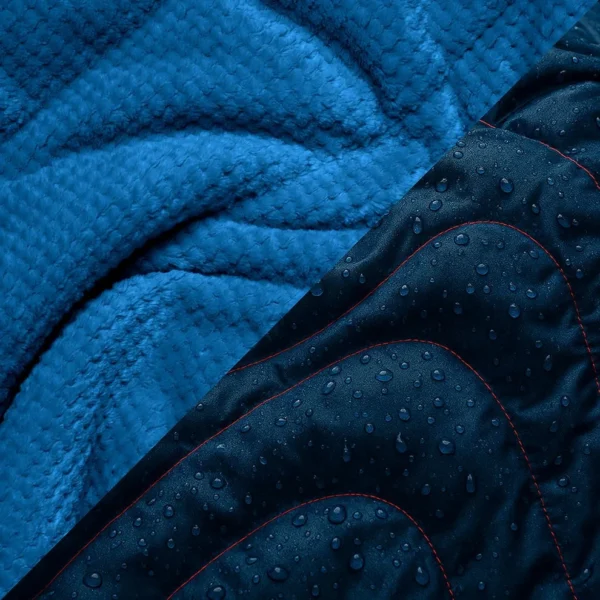 Rumpl Fleece Puffy Blanket - Deepwater