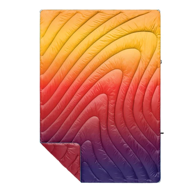 Rumpl Original Puffy Blanket - Pyro Fade