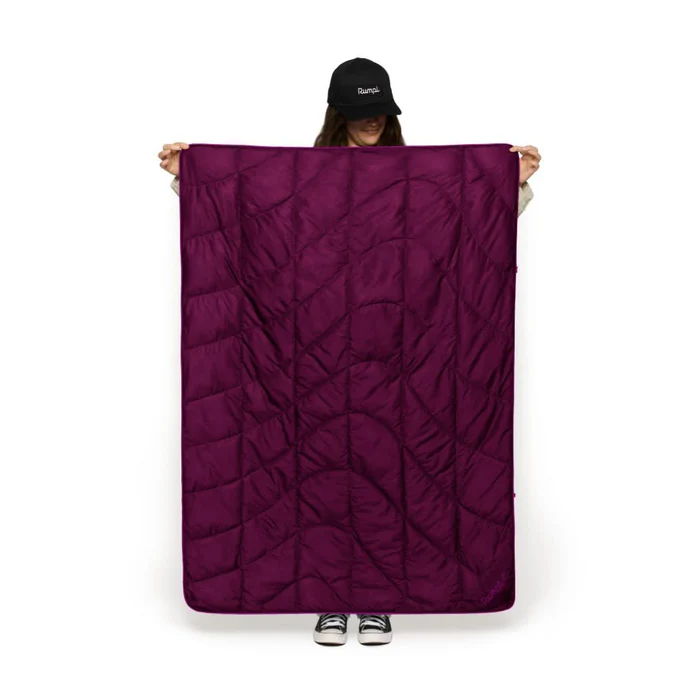 Rumpl Travel Puffy Blanket - Plum2