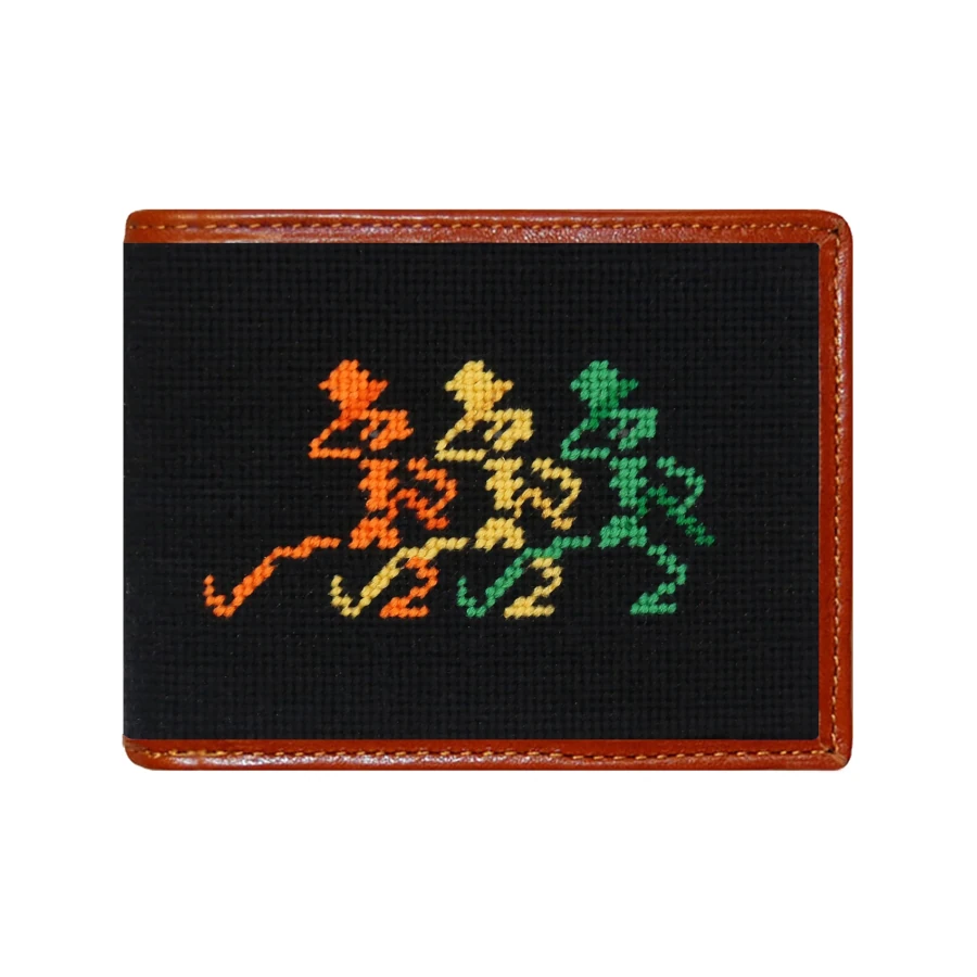 Smathers & Branson Grateful Dead Dancing Skeletons Wallet (Black)