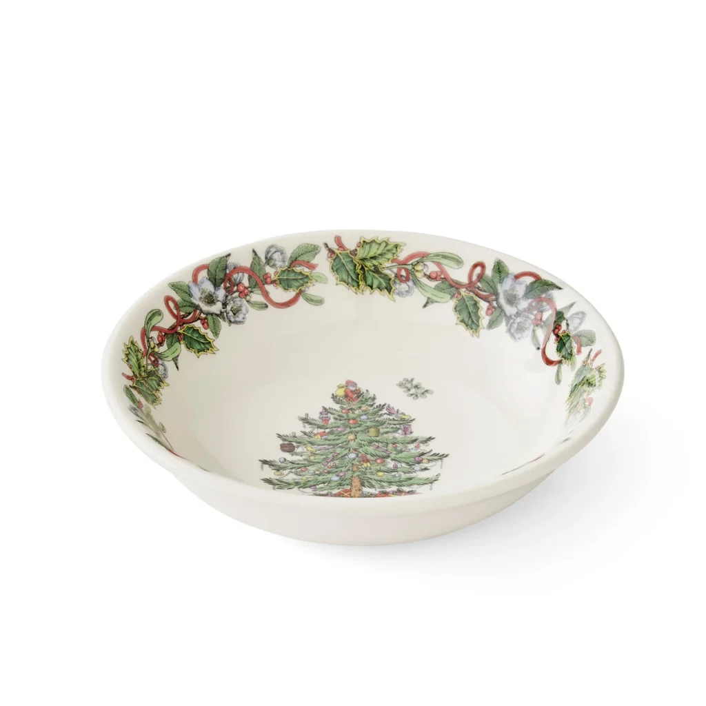 Spode Christmas Tree Wreath Cereal Bowl