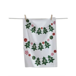 Peace Love Joy Tree Dishtowel