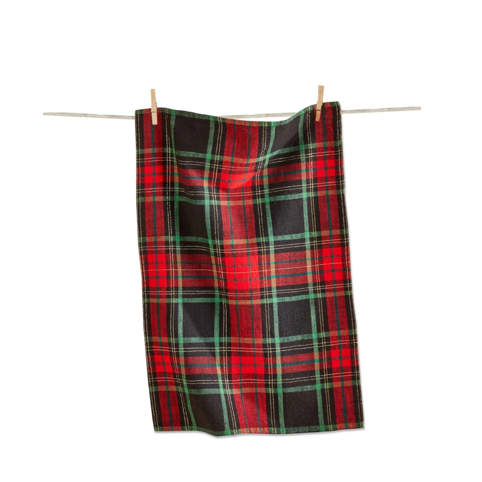 Christmas Plaid Dishtowel