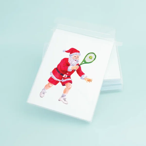 Taylor Paladino Tennis Santa Card