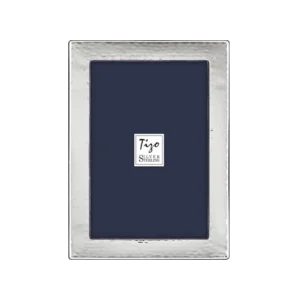 Tizo Flat Hammered 925 Sterling 5x7 Frame